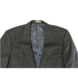 Tessuti Italia by Marzotto Men’s Pure Wool Blazer Sport Coat Gray - Size 42R